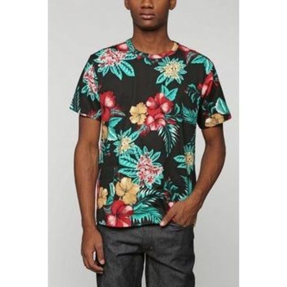 Men’s Floral Elwood Tropical Tee - Picture 1 of 4
